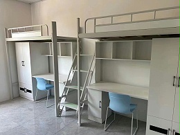 学生宿舍铁床新宠，空间利用高手，省地又实用！