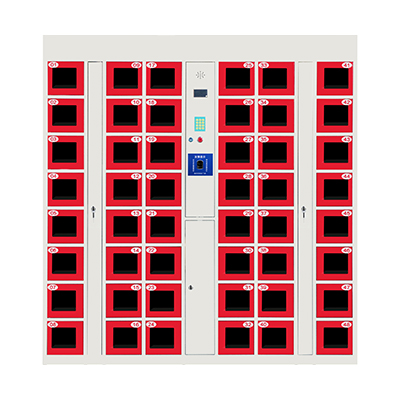 48门电子存包柜红色