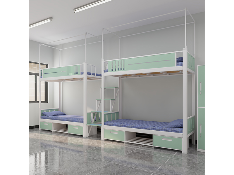 丰龙钢架床厂家：质量领跑上下铺，耐用上铺下桌床任你选